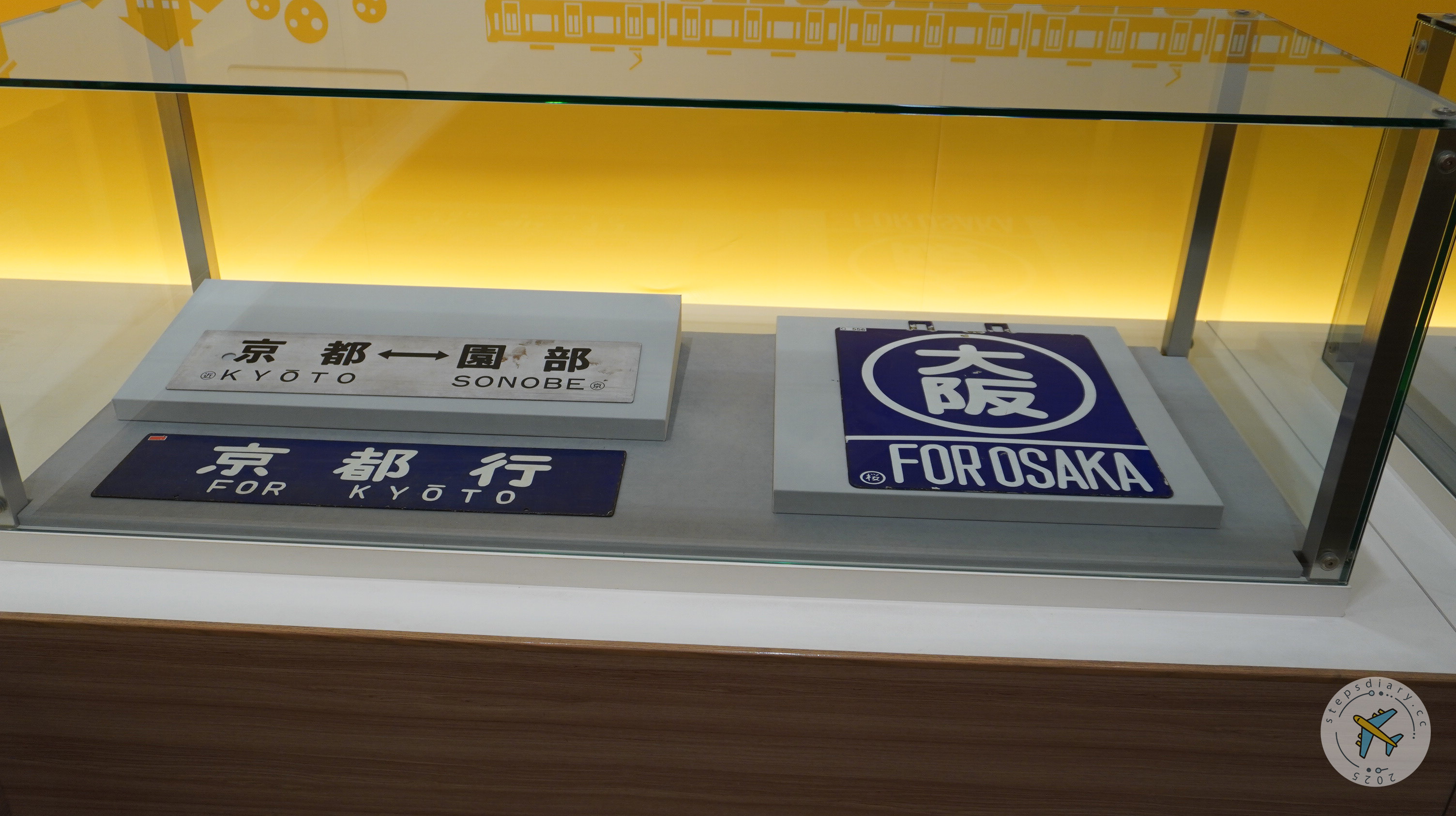 京都鐵路博物館 往時列車名牌